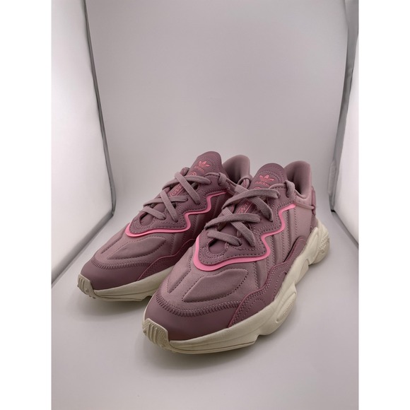 Adidas OZWEEGO Shoes Womens Size 7 Purple Pink Adiprene Lifestyle Trainers - Picture 1 of 16